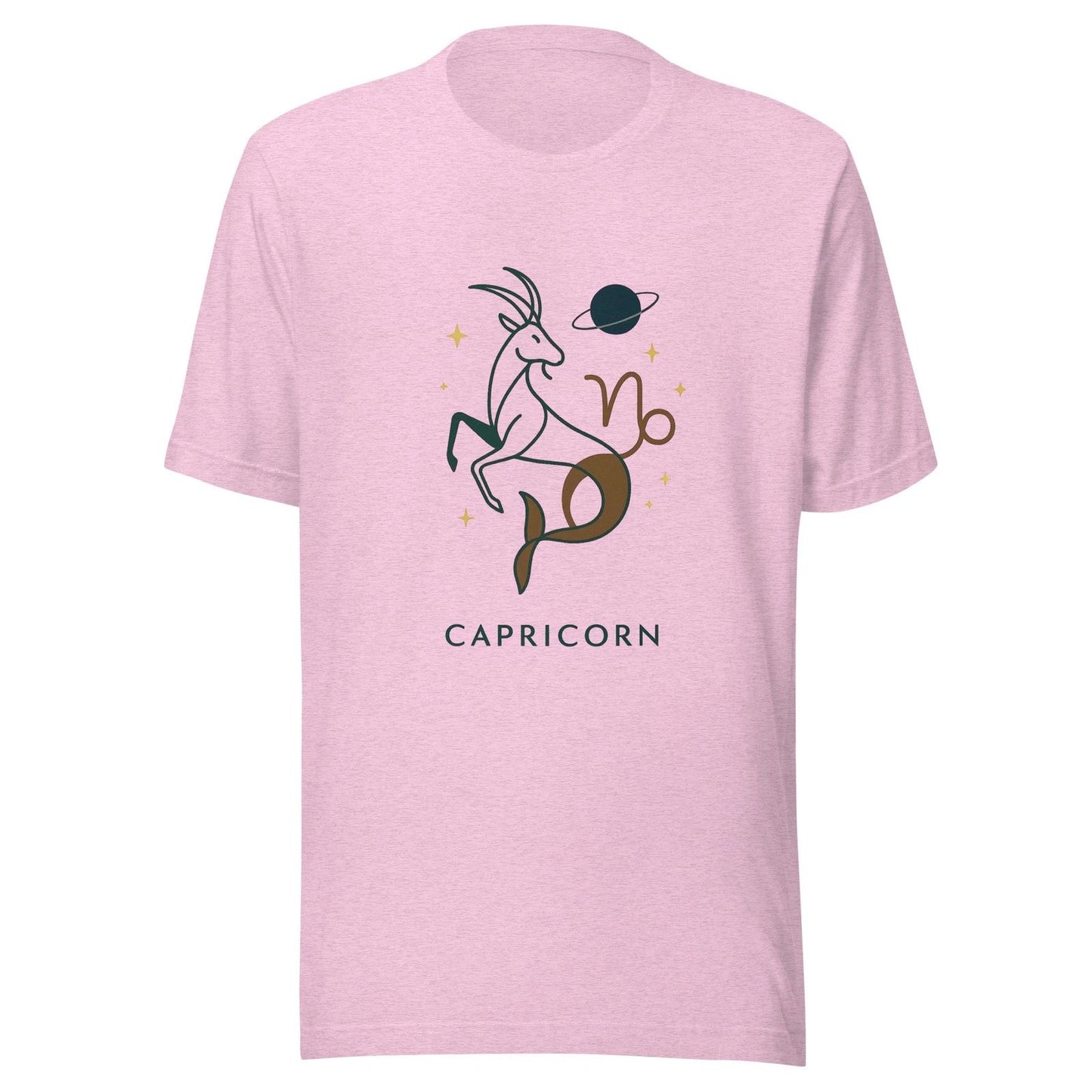Minimalist Capricorn Zodiac T-Shirt Aesthetic Astrology Gift Men Women Unisex