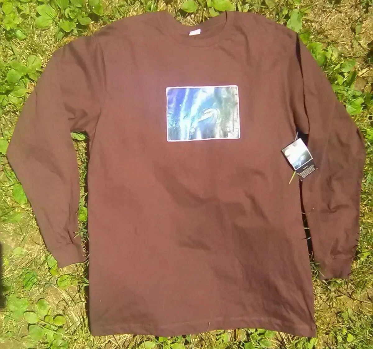Low Tide Rising Surfing organic cotton Surf long sleeve t shirt adult Large NWT