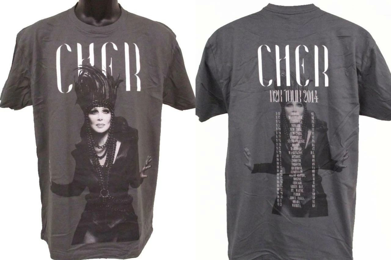 New D2K Tour 2014 Cher Mens Slim-fit Adult Size S Small Band Concert Shirt