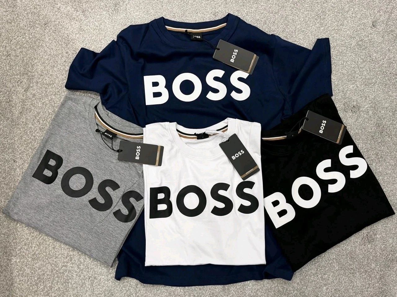 BOSS Men’s Logo T-Shirt – Premium Cotton Tee – Casual Designer Style