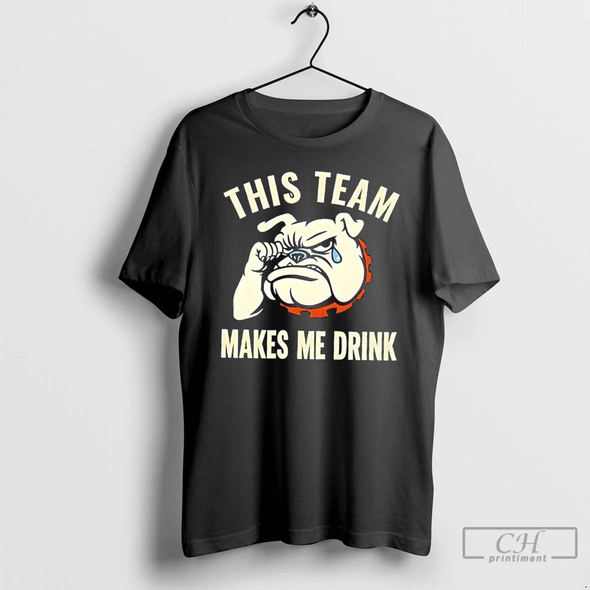 Classic Dog This Team Makes Me Drink T Shirts