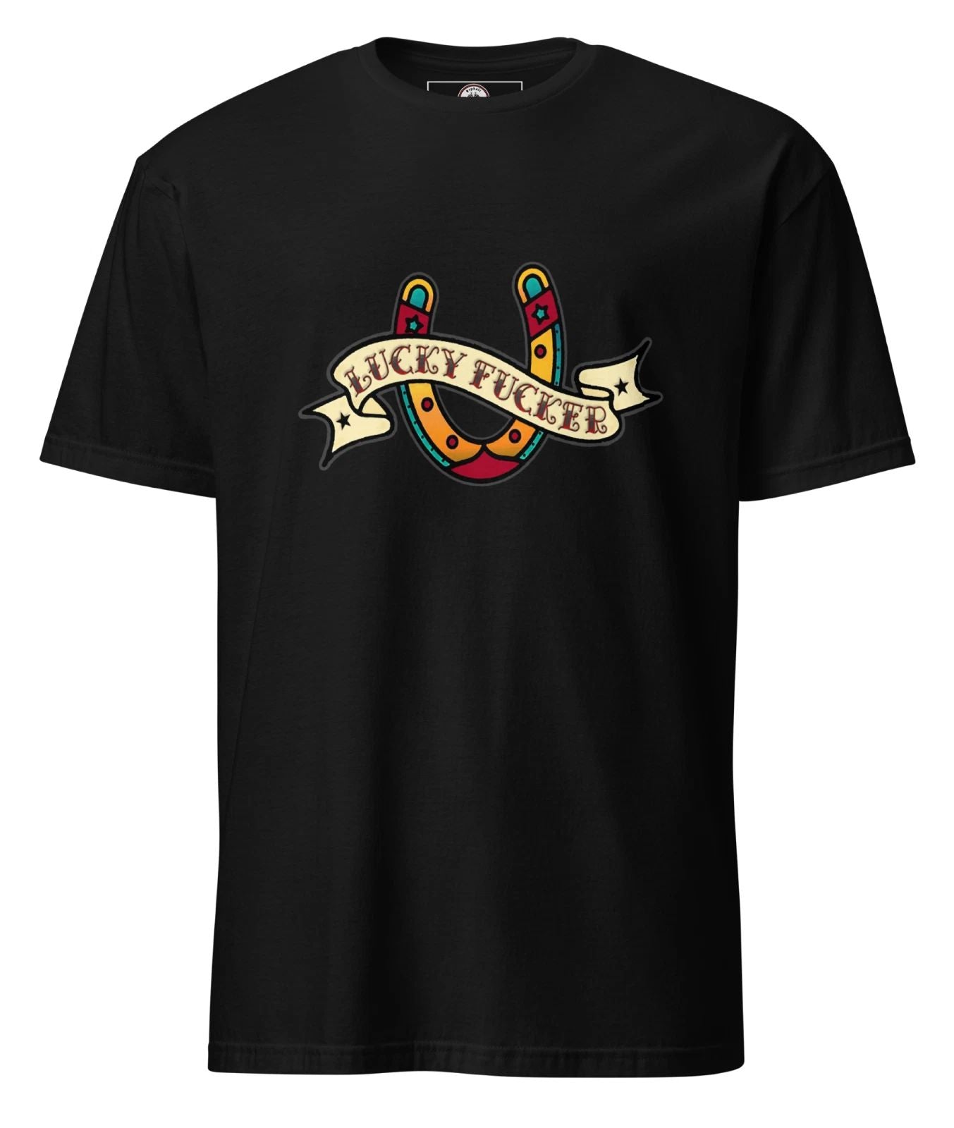 Lucky F*cker | Soft-Style T-Shirt | American Traditional Old Skool Tattoo