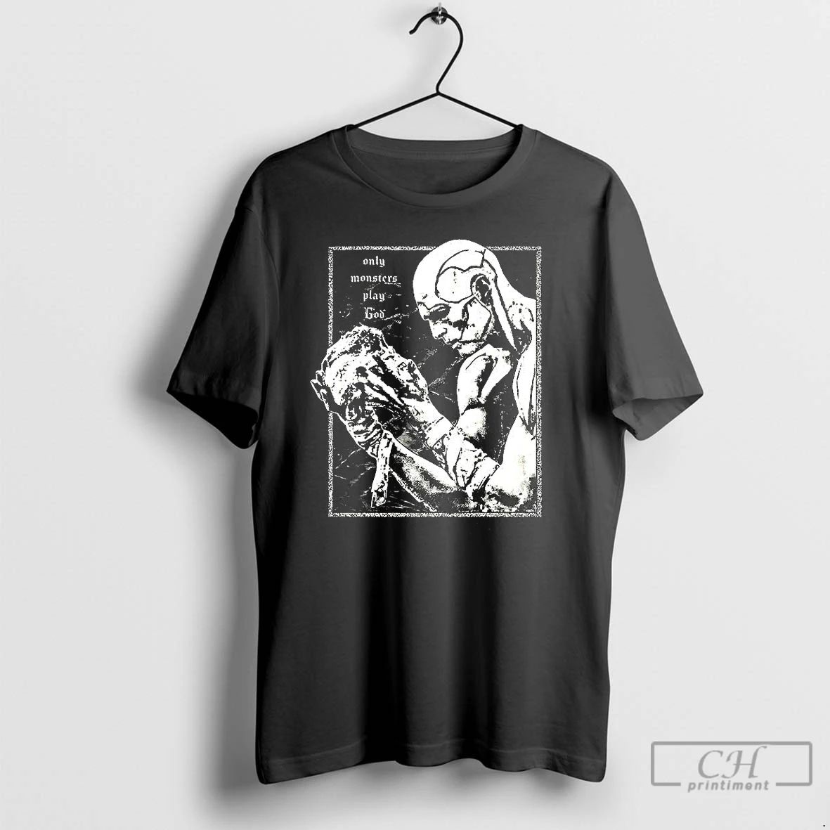 Premium Victor Frankenstein Only Monsters Play God Horror T Shirts