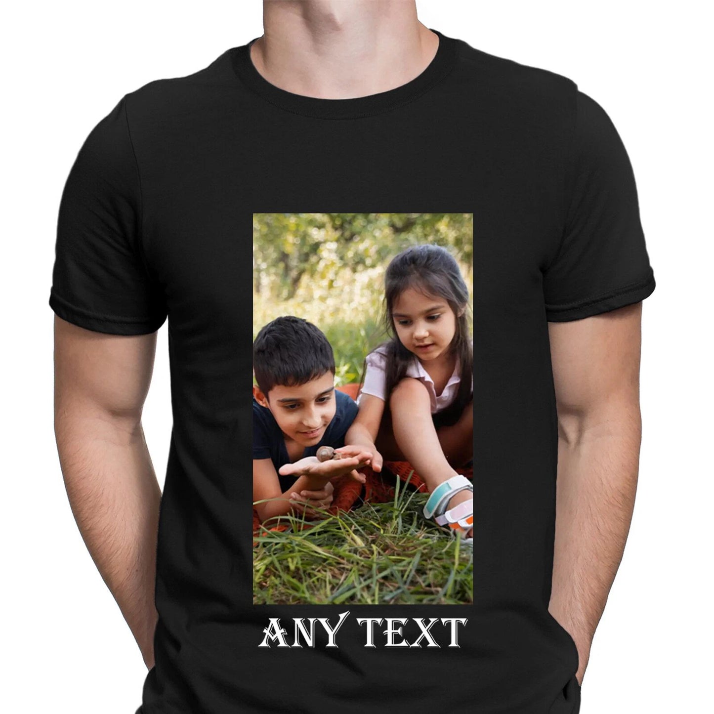Personalised Any Text & Photo Image Here Stag Do Party Mens T-Shirts#6NE 1T9A5