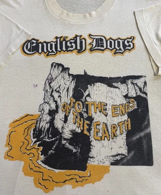 Vintage ENGLISH DOGS band T-Shirt Full Size S to 5XL IM0694