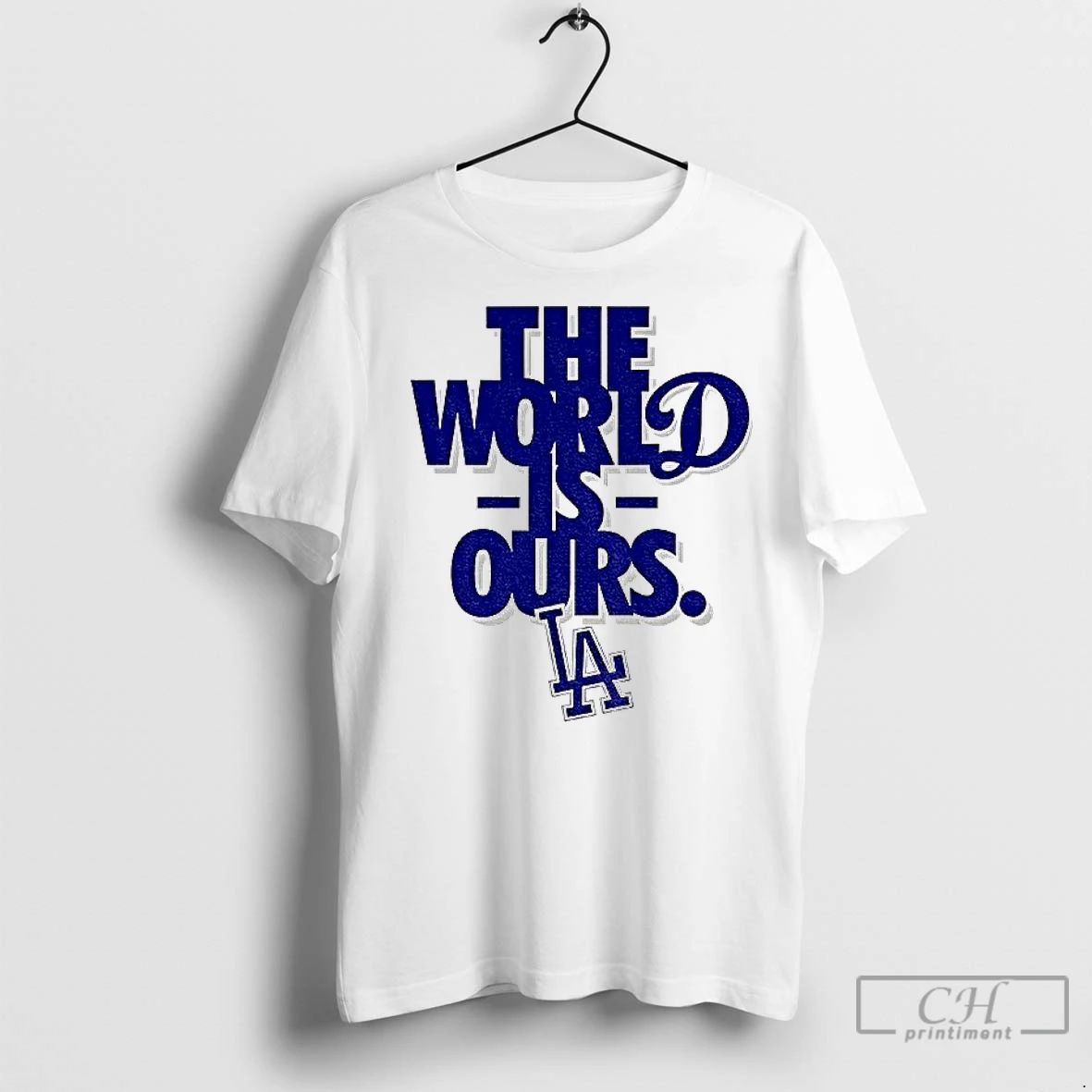 Classic The World Is Ours Los Angeles Dodgers Back 2 Back Champions Mlb Logo