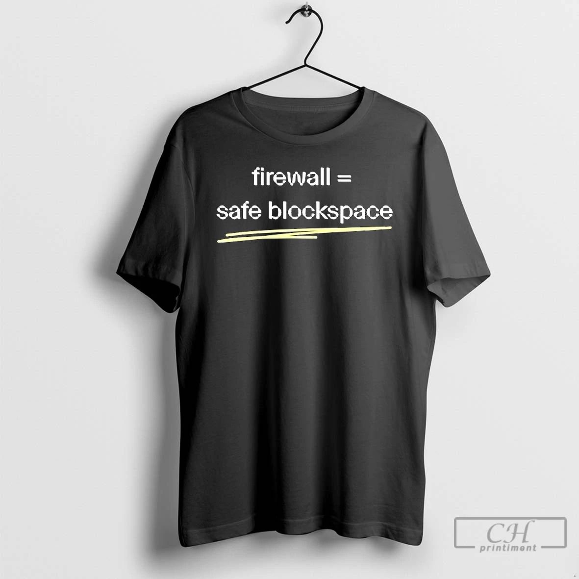 Premium Firewall Safe Blockspace T Shirts