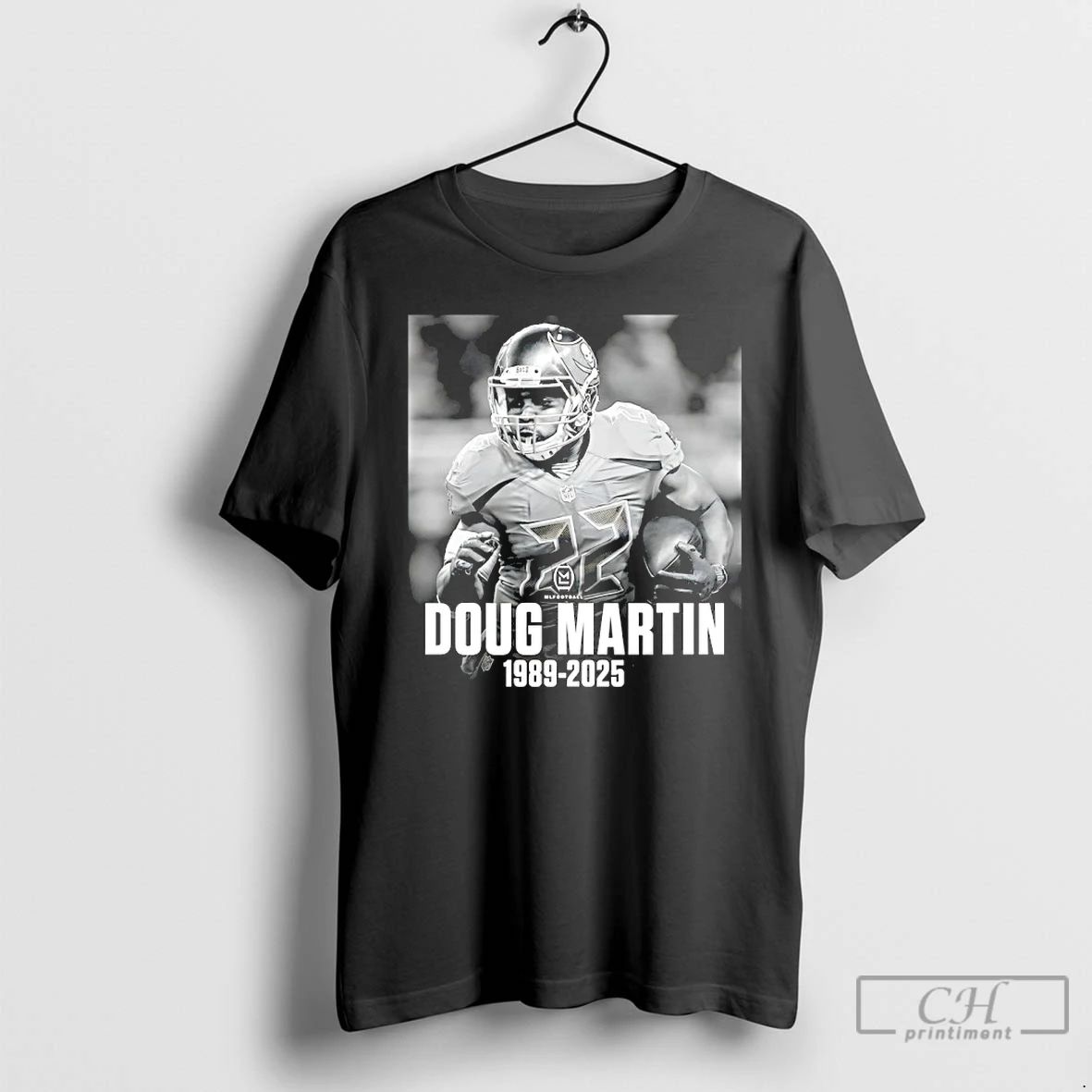 Classic Rest In Peace Buccaneers Superstar Running Back Doug Martin 1989 2025 T Shirts