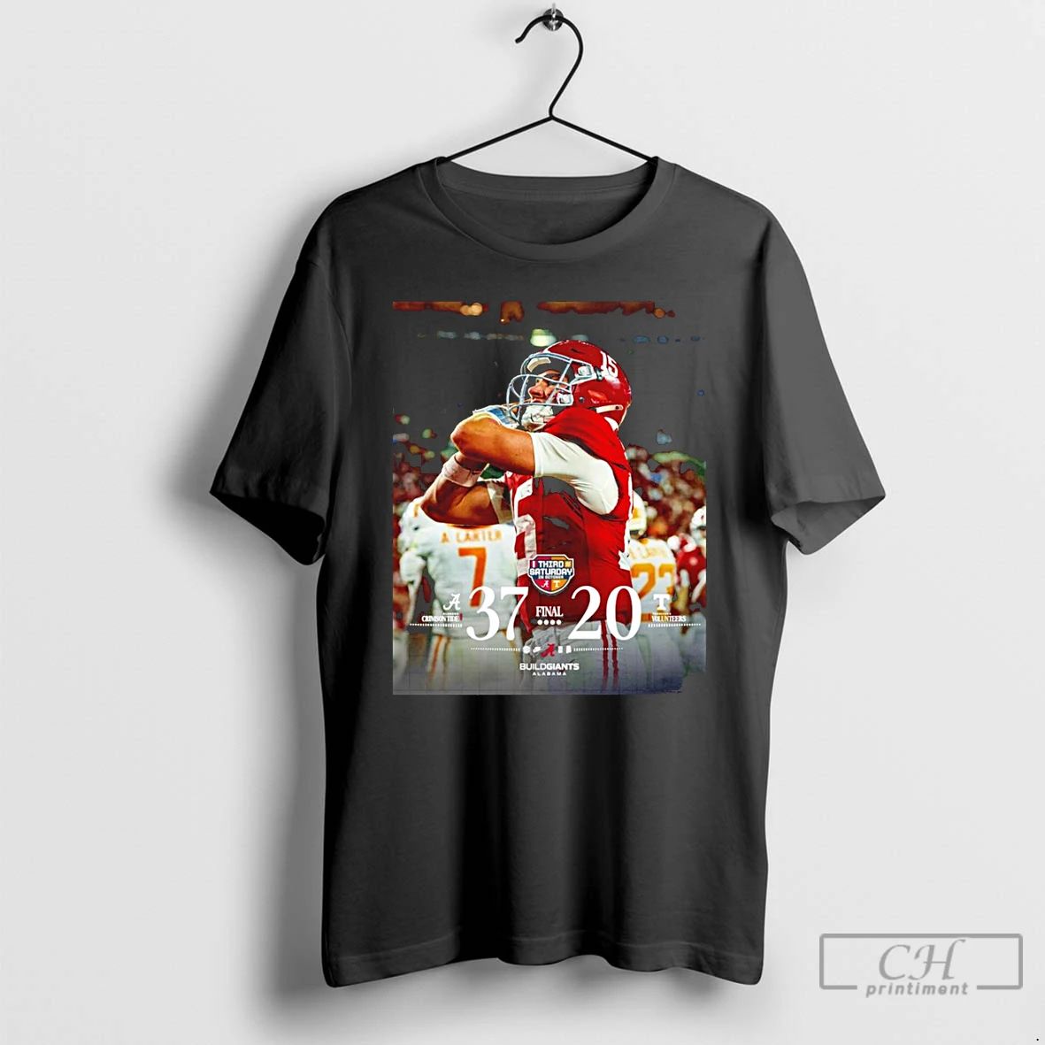 Classic Alabama Vs Tennessee Third Saturday Final 37 20 Score T Shirts