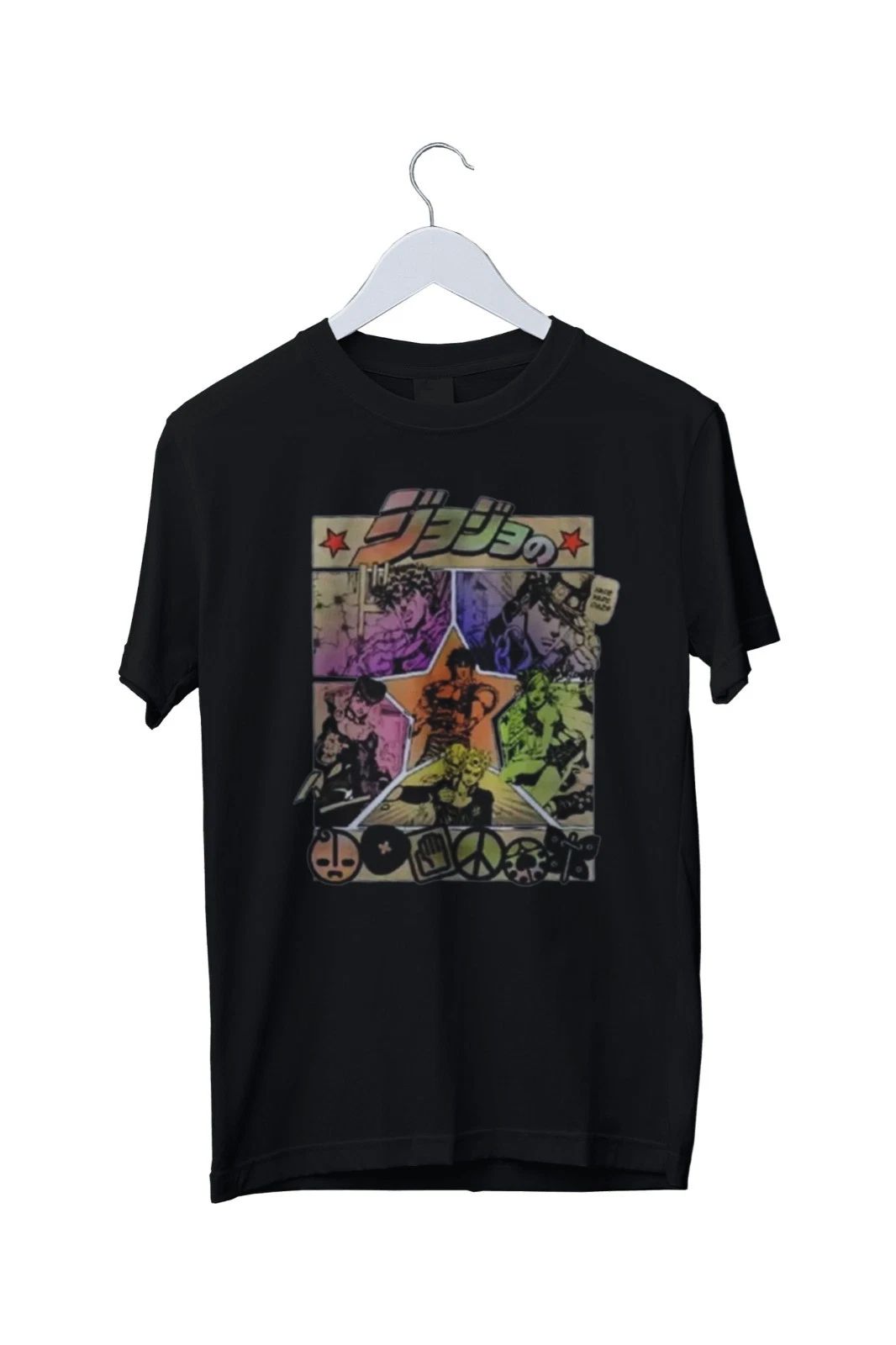 Jojo Bizarre Adventure Funny Cartoon Graphic Unisex T-Shirt S M L XL 2 3 4 XL