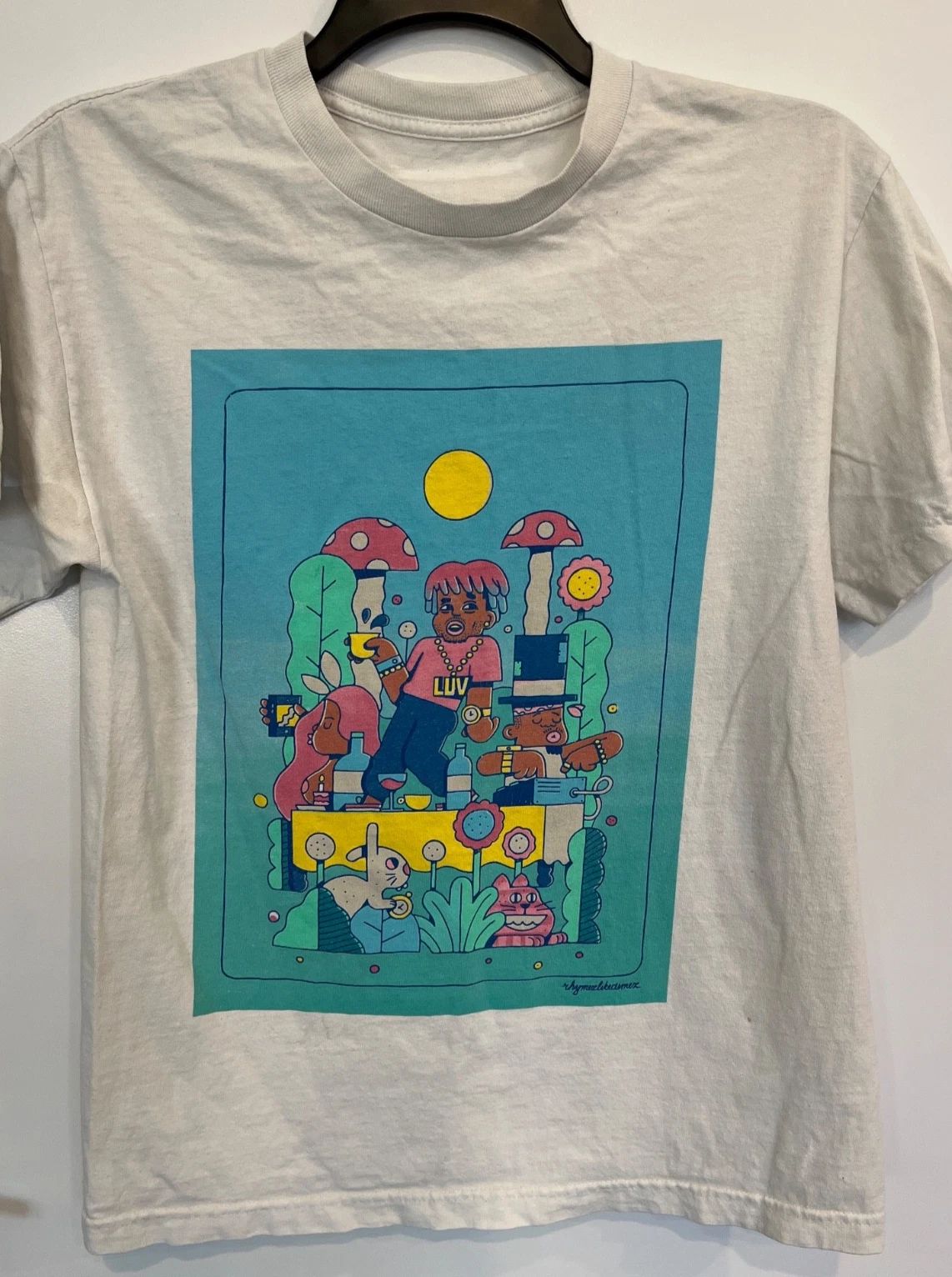 Rhymezlikedimez Lil Uzi Vert Shirt M Rap Hip Hop Urban Streetwear Art
