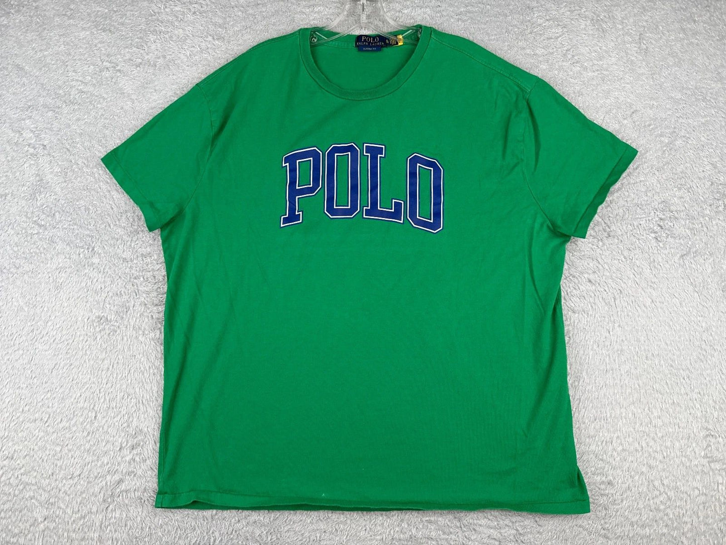 Polo Ralph Lauren Shirt Adult Extra Large Green Short Sleeve Crew Neck Cotton