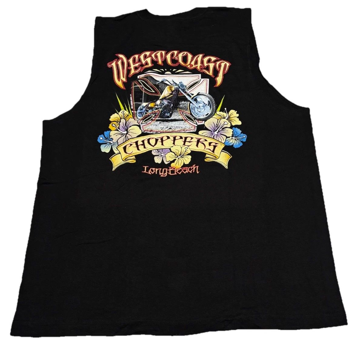 West Coast Choppers CFL Jesse Who Tank Top Long Beach Rare Vintage Size XL Vtg