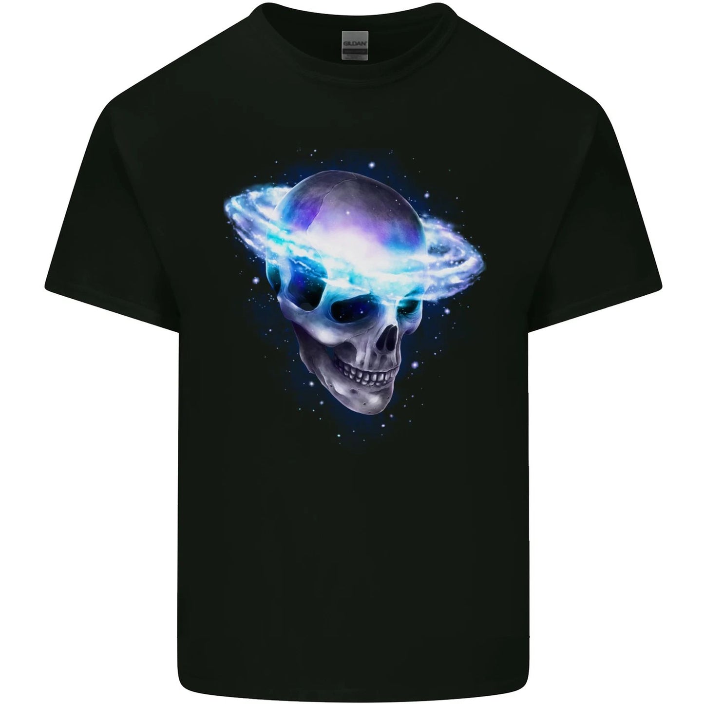 Brainstorm SCI-FI Skull Gothic Space Mens Light Cotton T-Shirt
