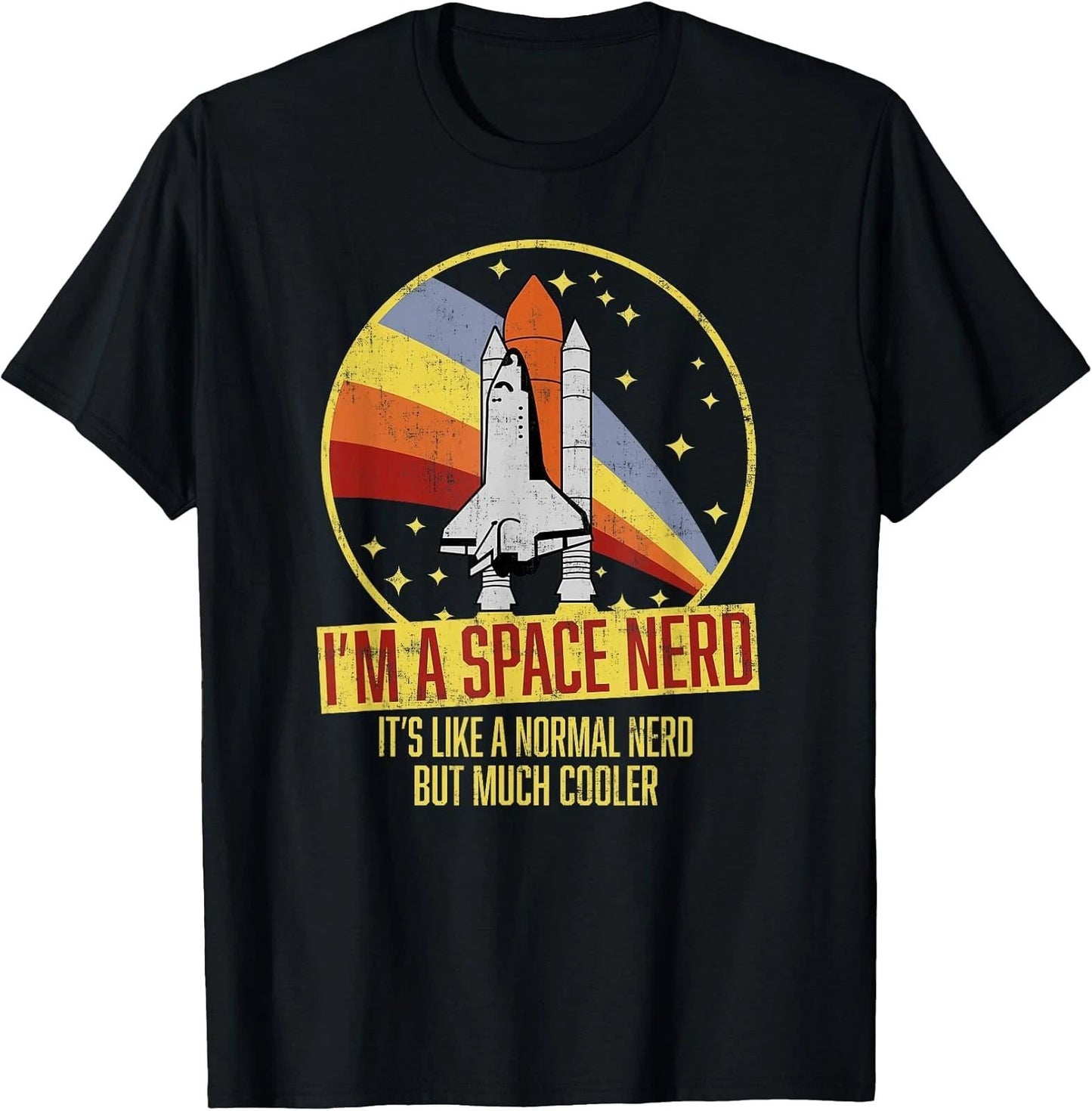 Vintage Space Shuttle - Science Fiction Geek - Space Nerd T-Shirt