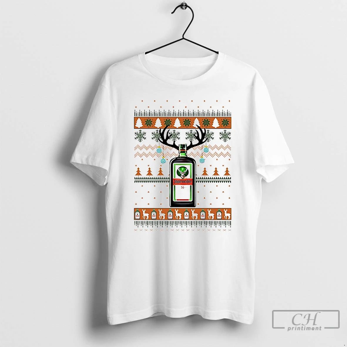 Classic Jagermeister Deer Christmas T Shirts