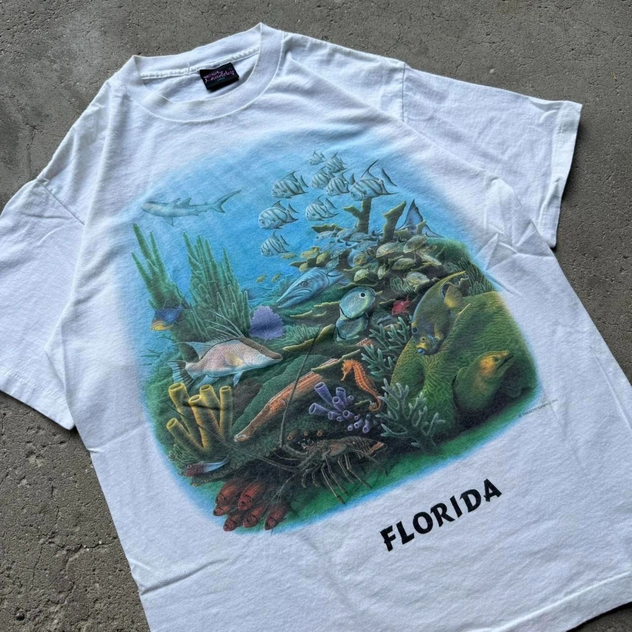 90’s Vintage 1994 Florida Fish Graphic Tee Unisex Short Sleeve Shirt S-5XL