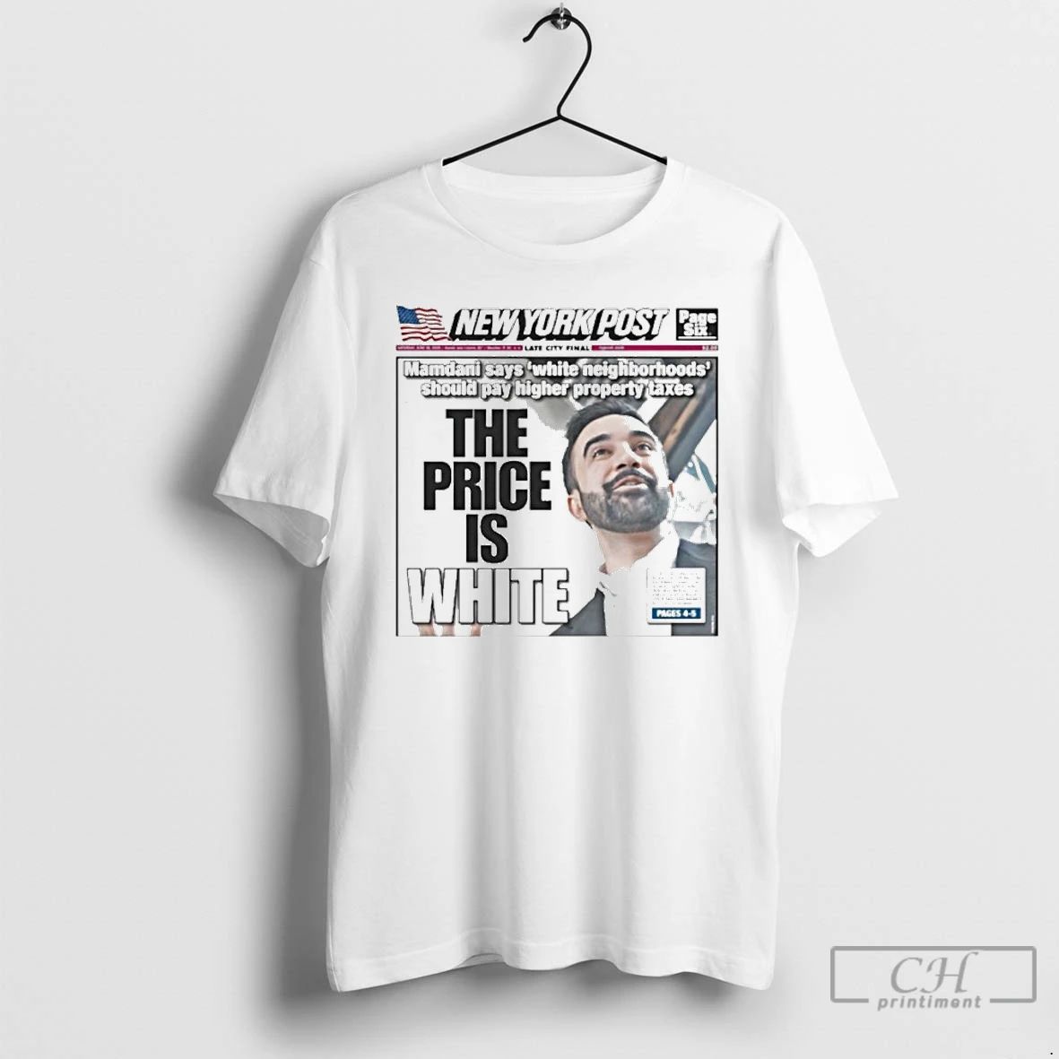 Premium Zohran Mamdani White Neighborhoods The Price Is T Shirts