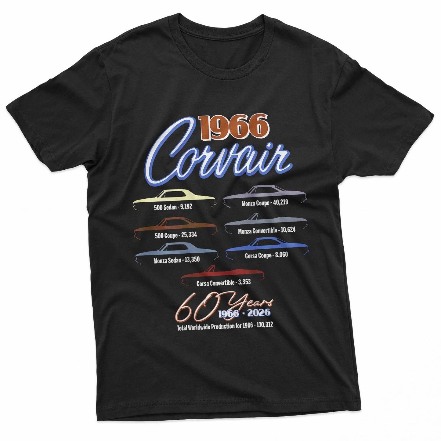 1966 Corvair 60th Anniversary Great Gift T-Shirt