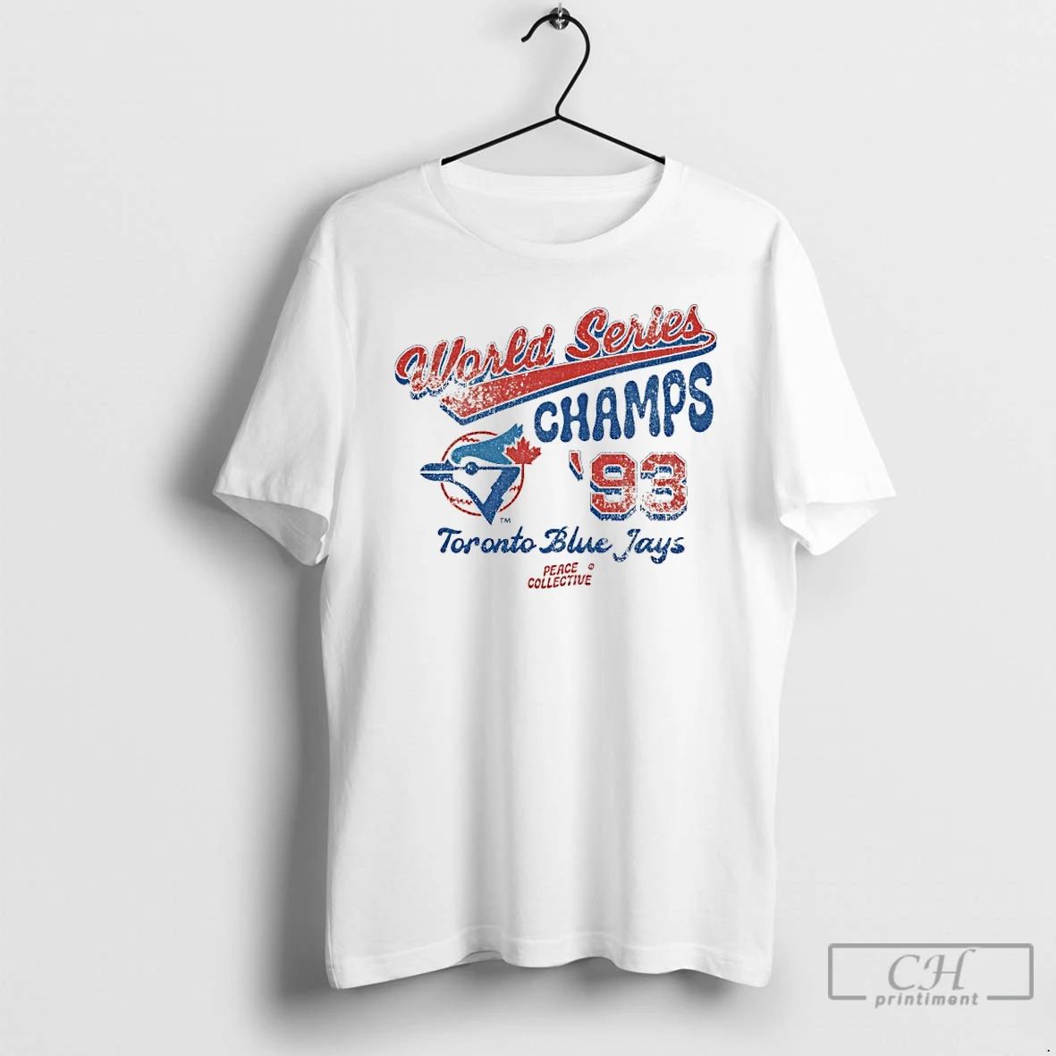 Classic Toronto Blue Jays 93 World Series Champs Vintage T Shirts
