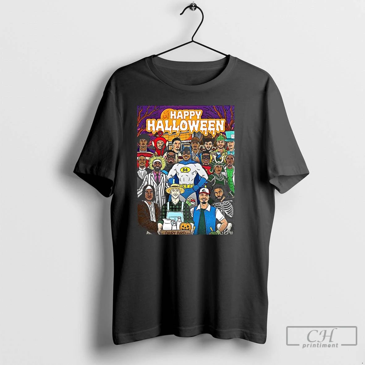 Classic Milwaukee Bucks Nba Happy Halloween T Shirts