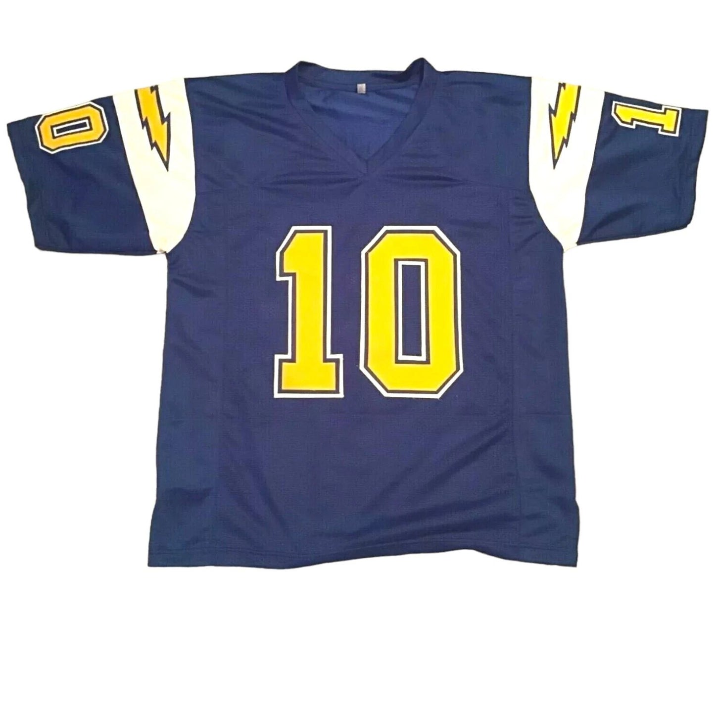 Custom Herbert Royal Blue Mesh Football Jersey