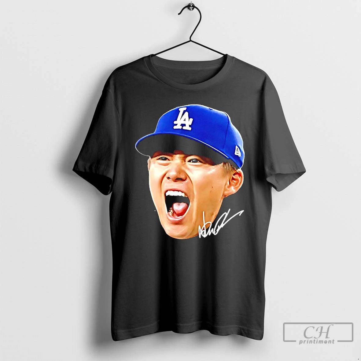 Classic Yamamoto Aura Los Angeles Dodgers 2025 World Series Champions Big Face T Shirts