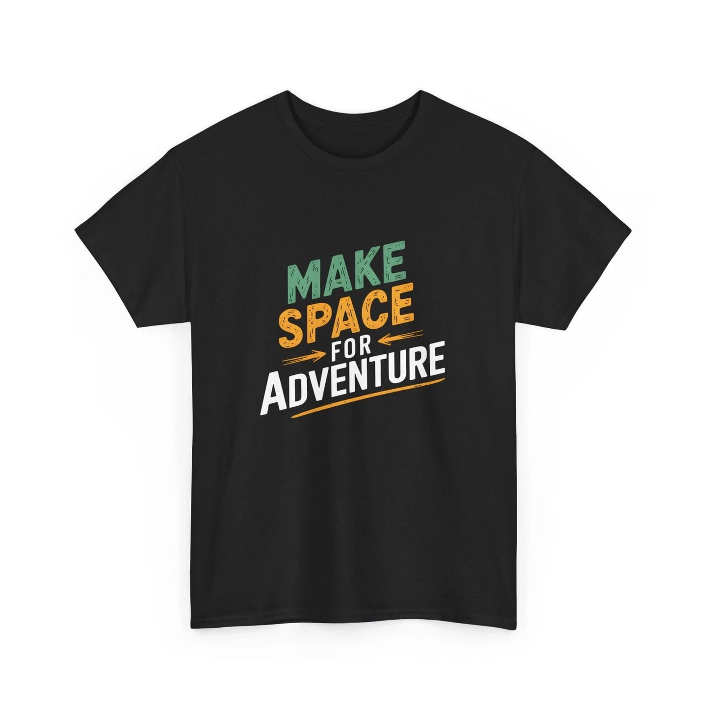 Make Space for Adventure T-Shirt Graphic Tee Cosmic Explorer Outdoor Travel