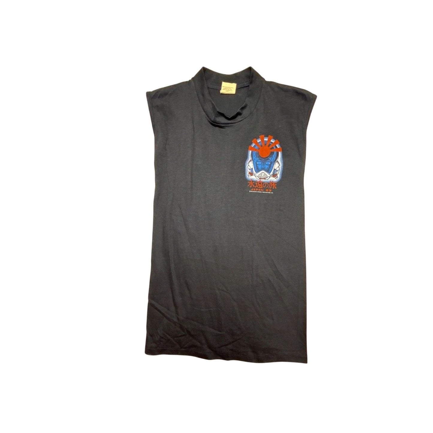 Vintage 1983 Journey Japan Tour Sleeveless Tee S Eternal Journey Sci-Fi