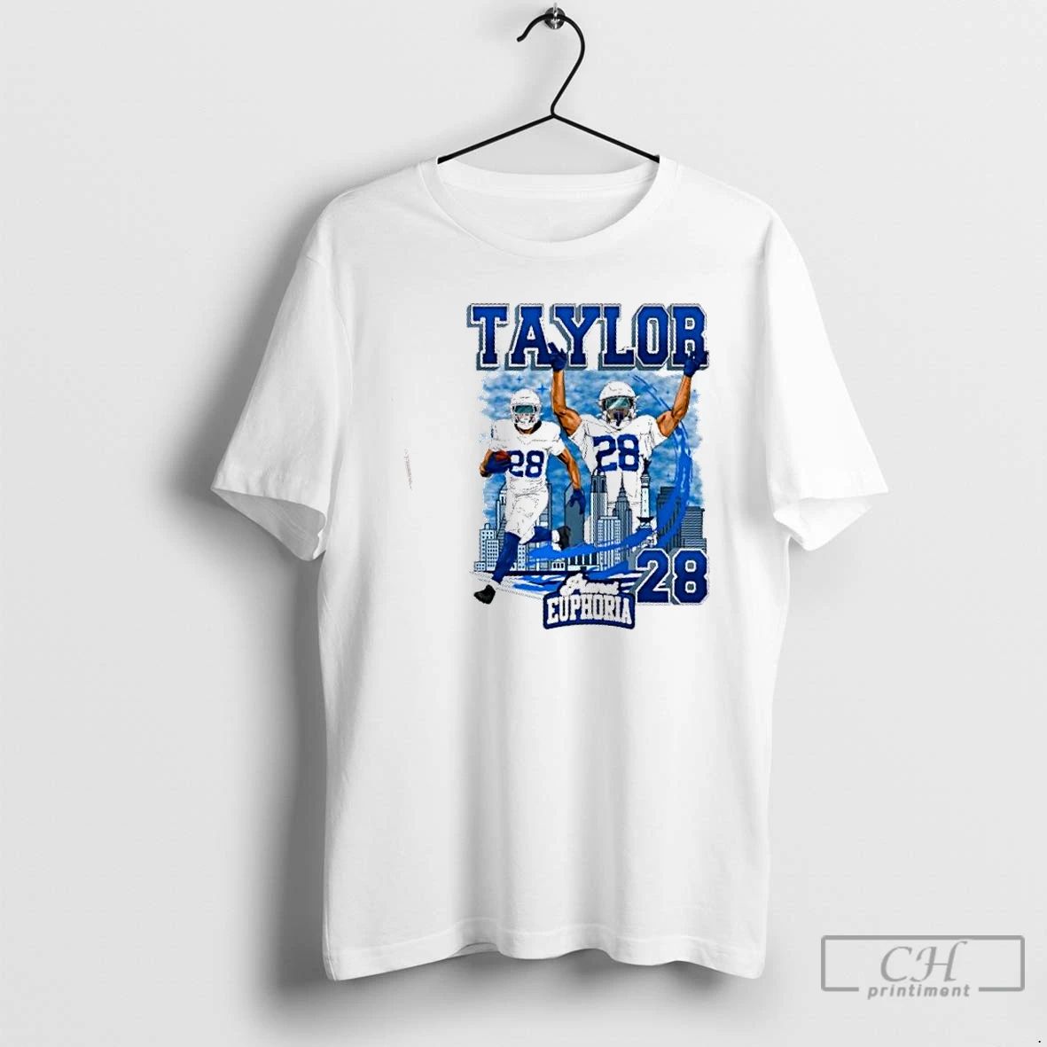Classic Jonathan Taylor Indianapolis Colts Football City Graphic T Shirts