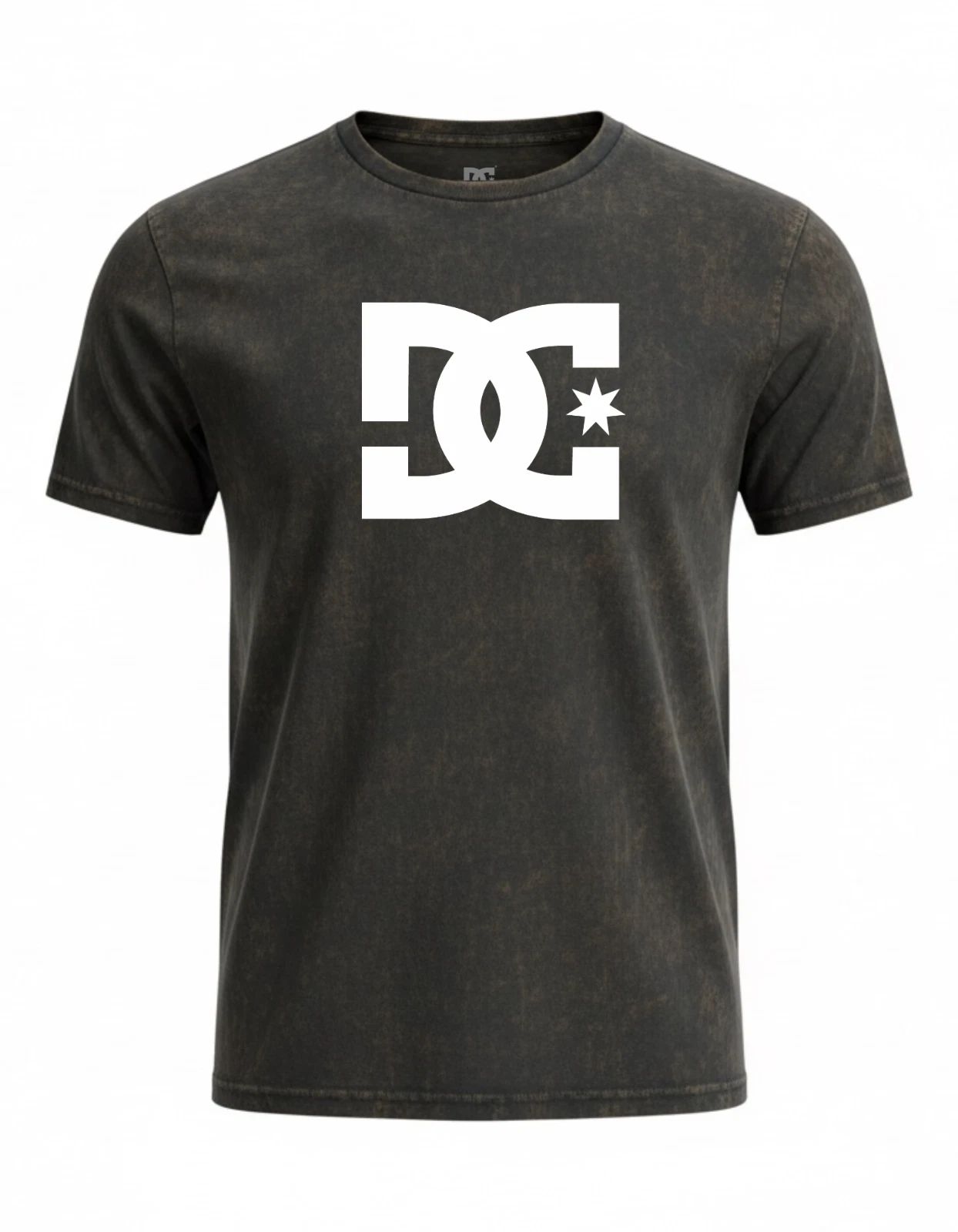 dc shoes star logo vintage wash t shirt
