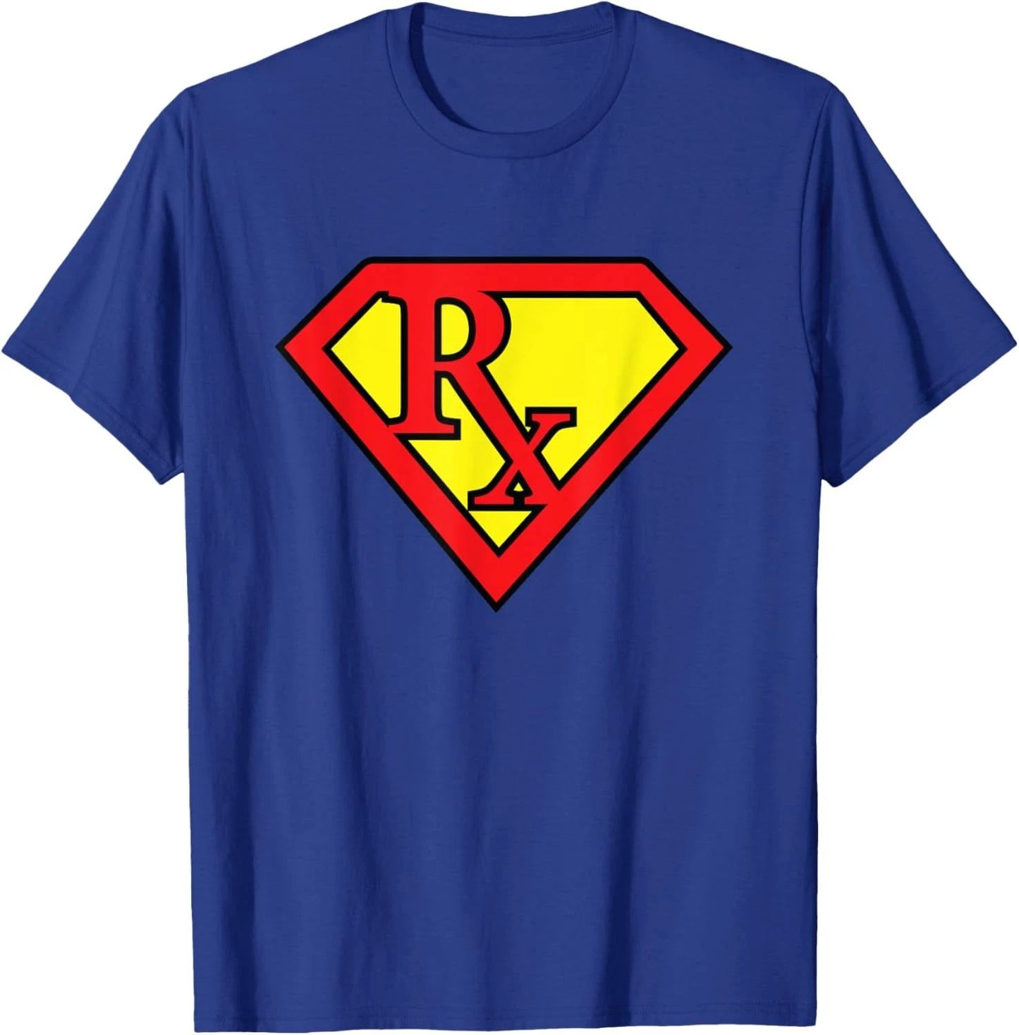 Rx Superhero Pharmacist Pharma Tech Funny Appreciation Gift T-Shirt