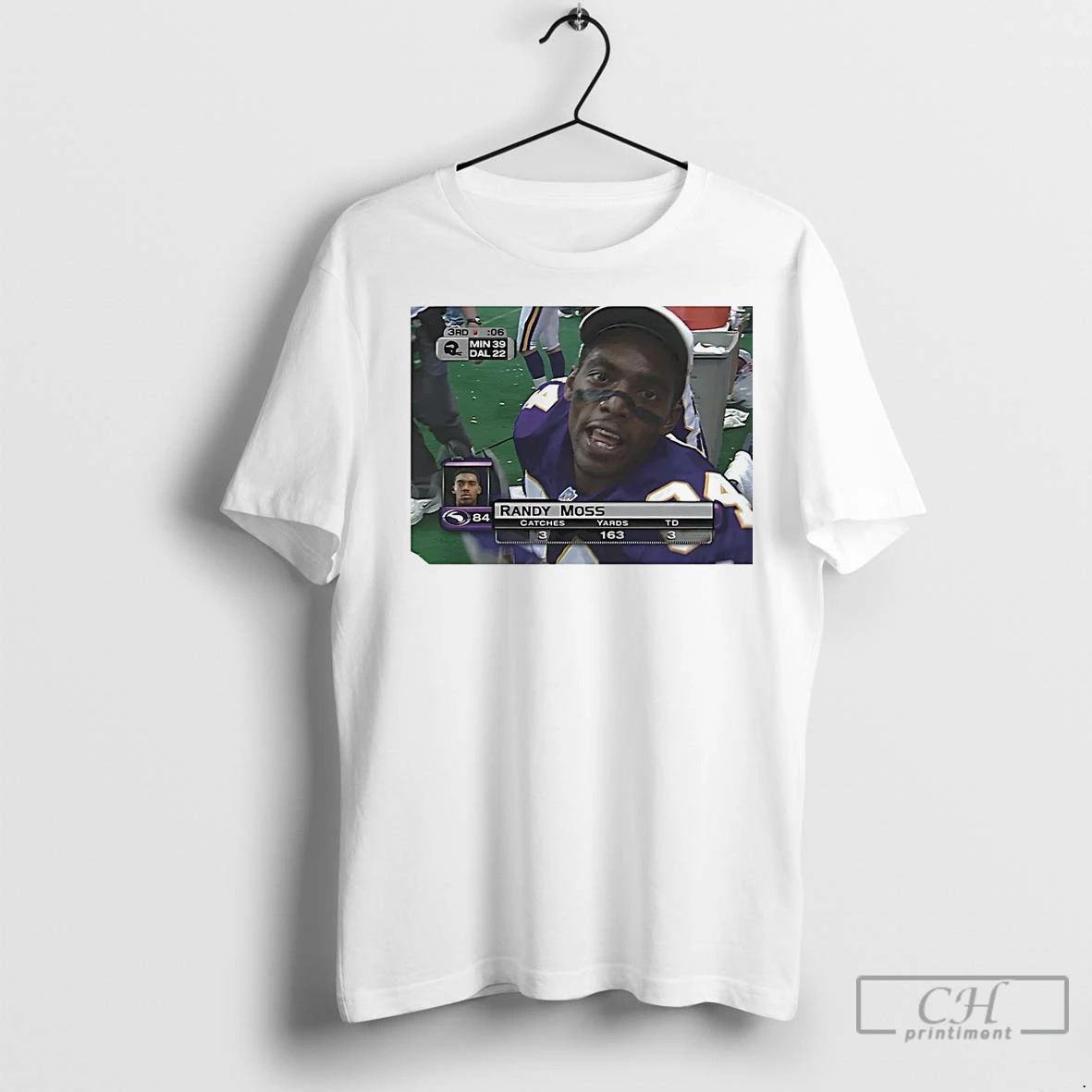 Premium Randy Moss On Thanksgiving In 1998 Celebration
