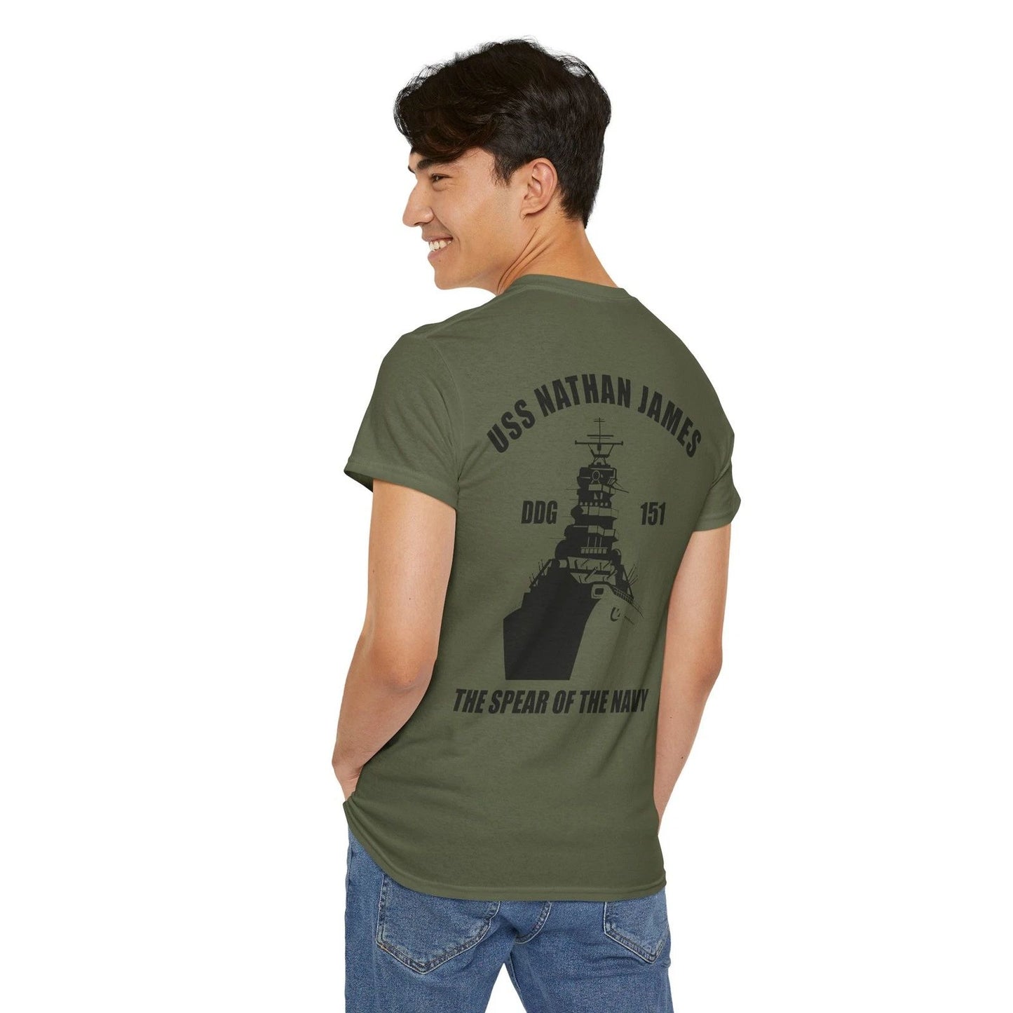 NATHAN USS DDG 151 JAMES The Last Ship Navy T-shirt HQ NEW Design Custom