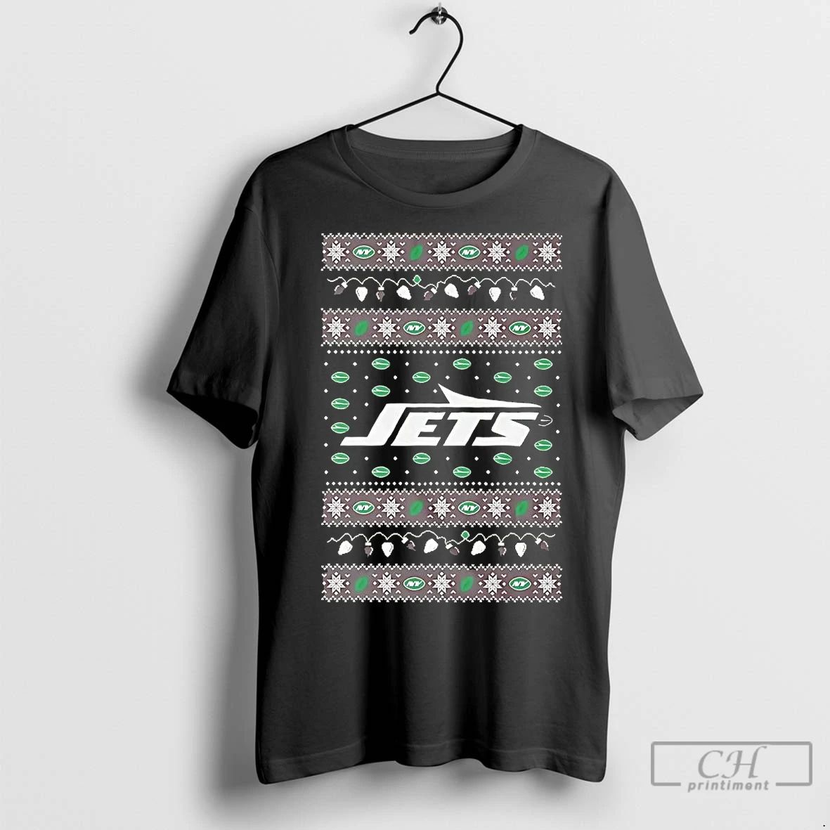 Premium New York Jets Ugly Christmas Light