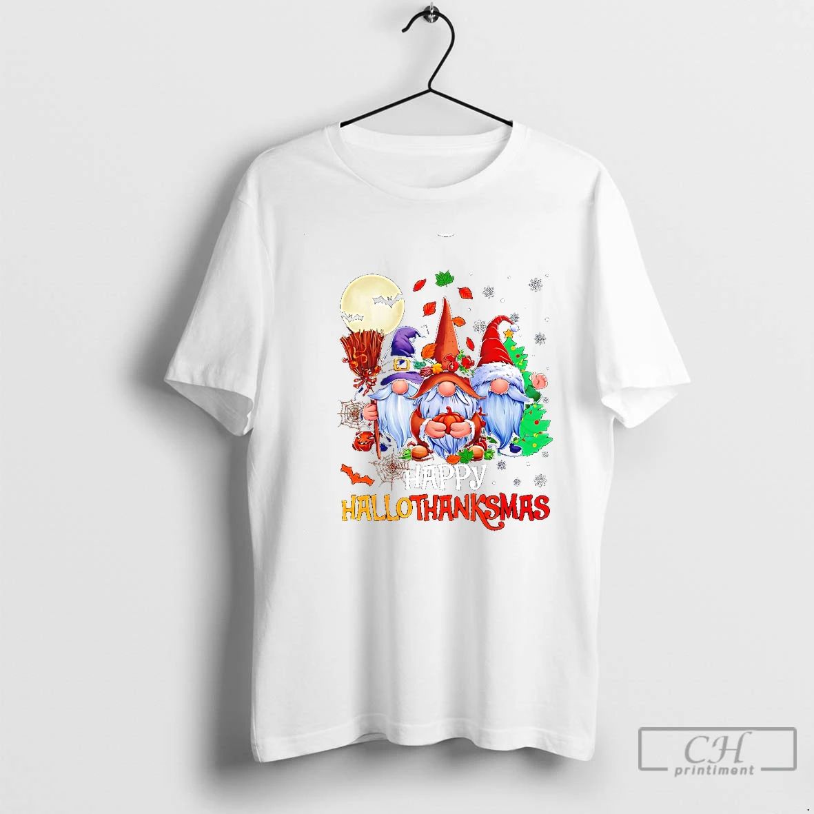 Classic Gnomes Happy Hallothanksmas T Shirts