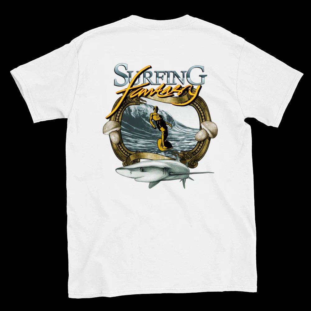Surfing Fantasy - Back Print - Unisex Crewneck T-shirt