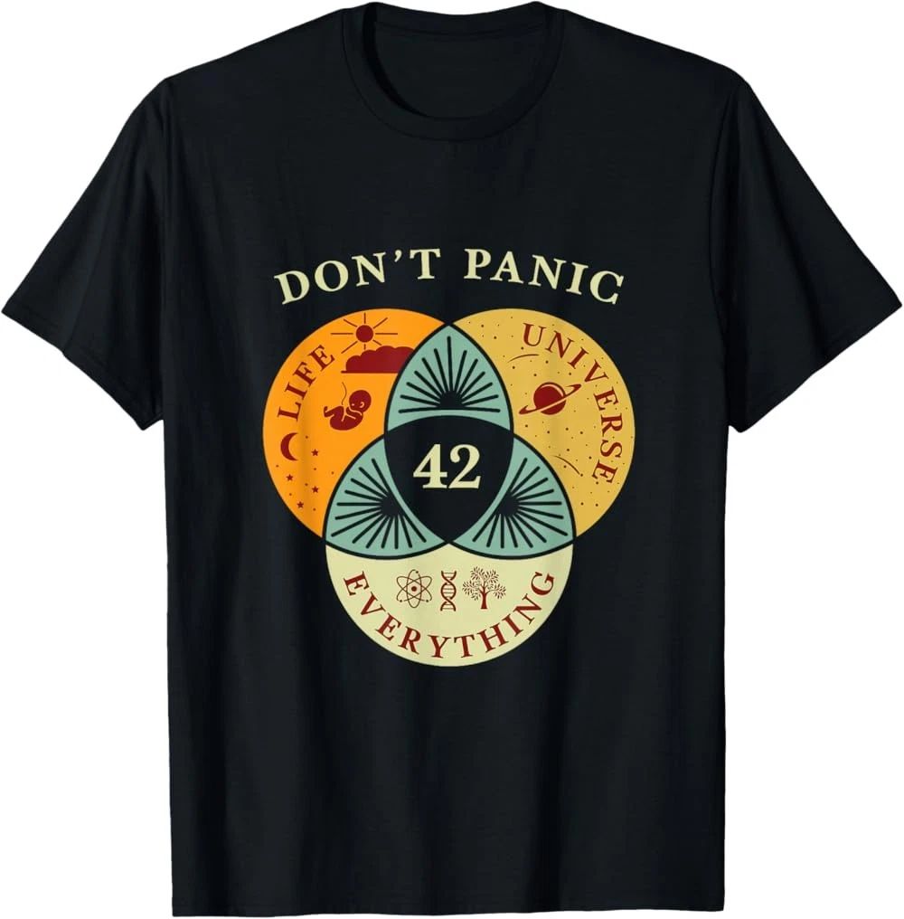 Life Universe Everything 42 Science Fiction Space Lovers T-Shirt