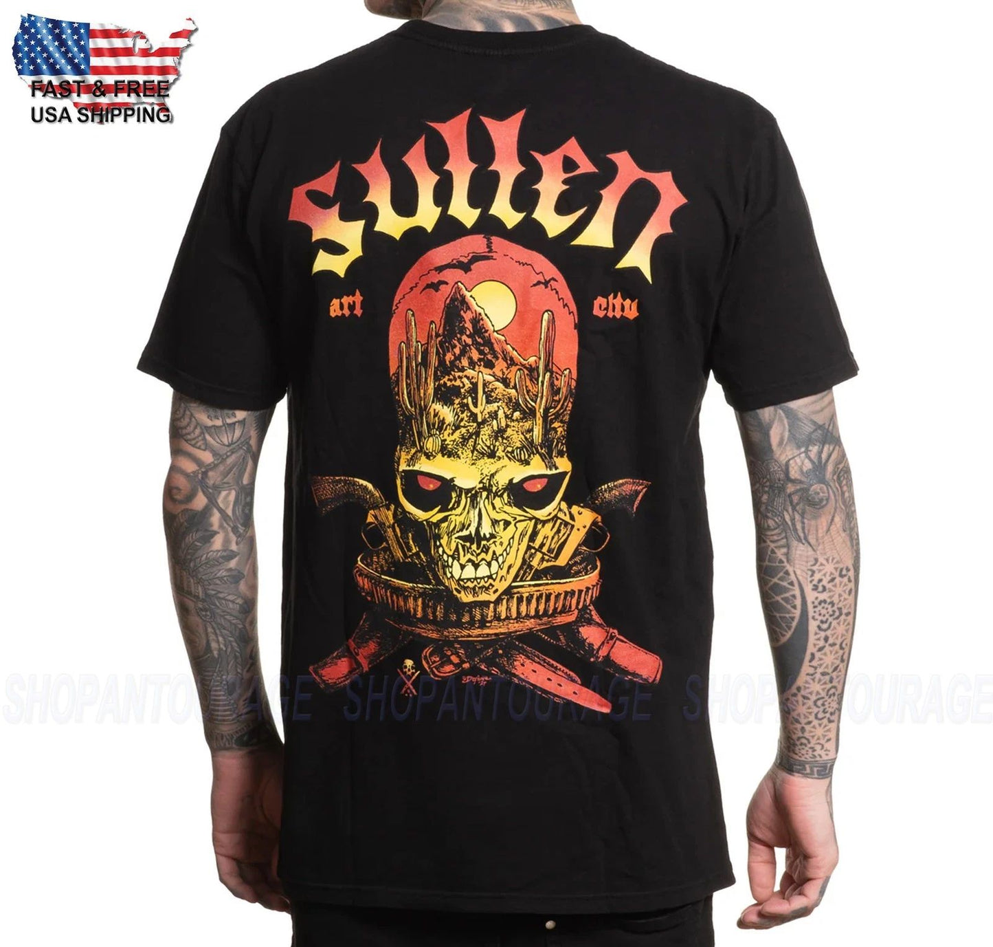 Sullen Art Collective Armada Premium Fit SCM7155 T-Shirt Per Uomo