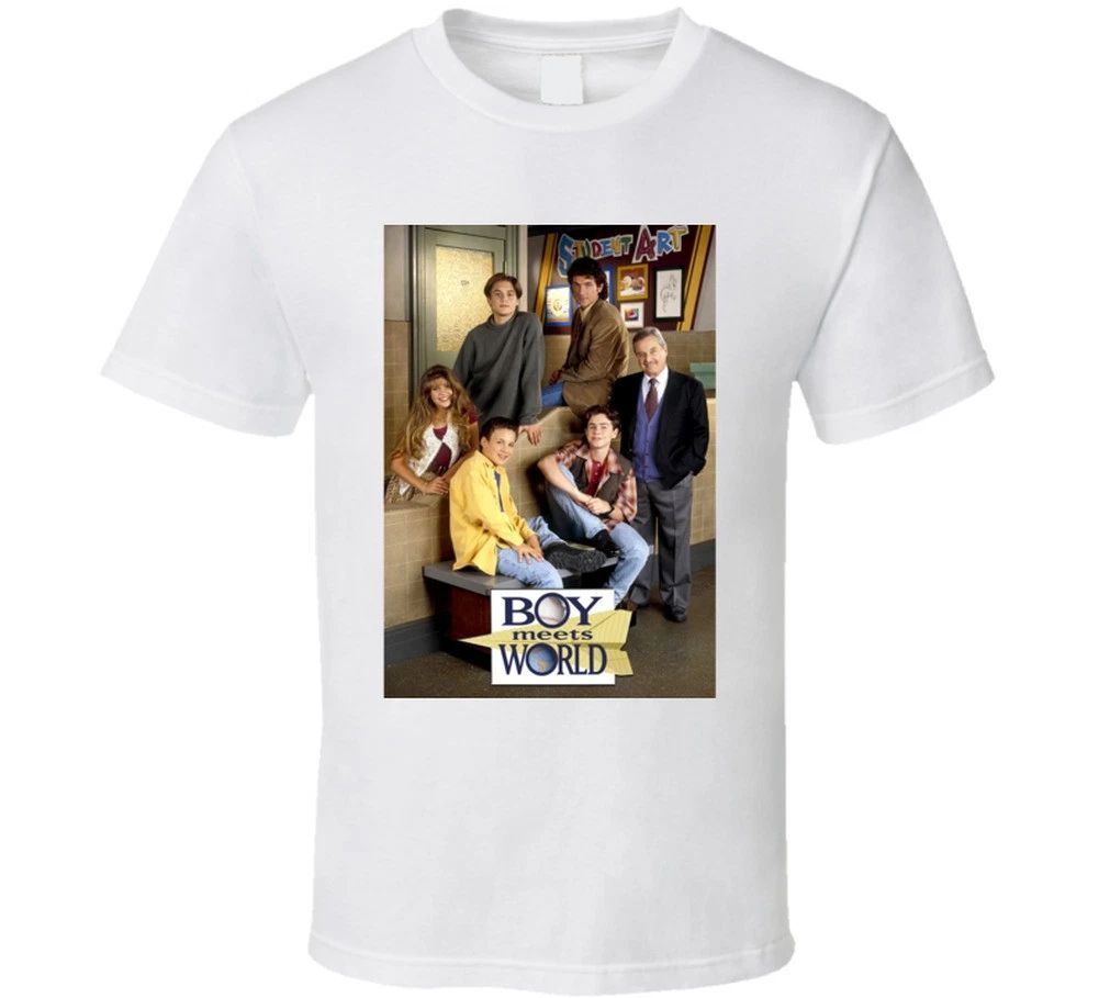 Boy Meets World Top 90's Vintage TV Show Cool Retro Fan T Shirt