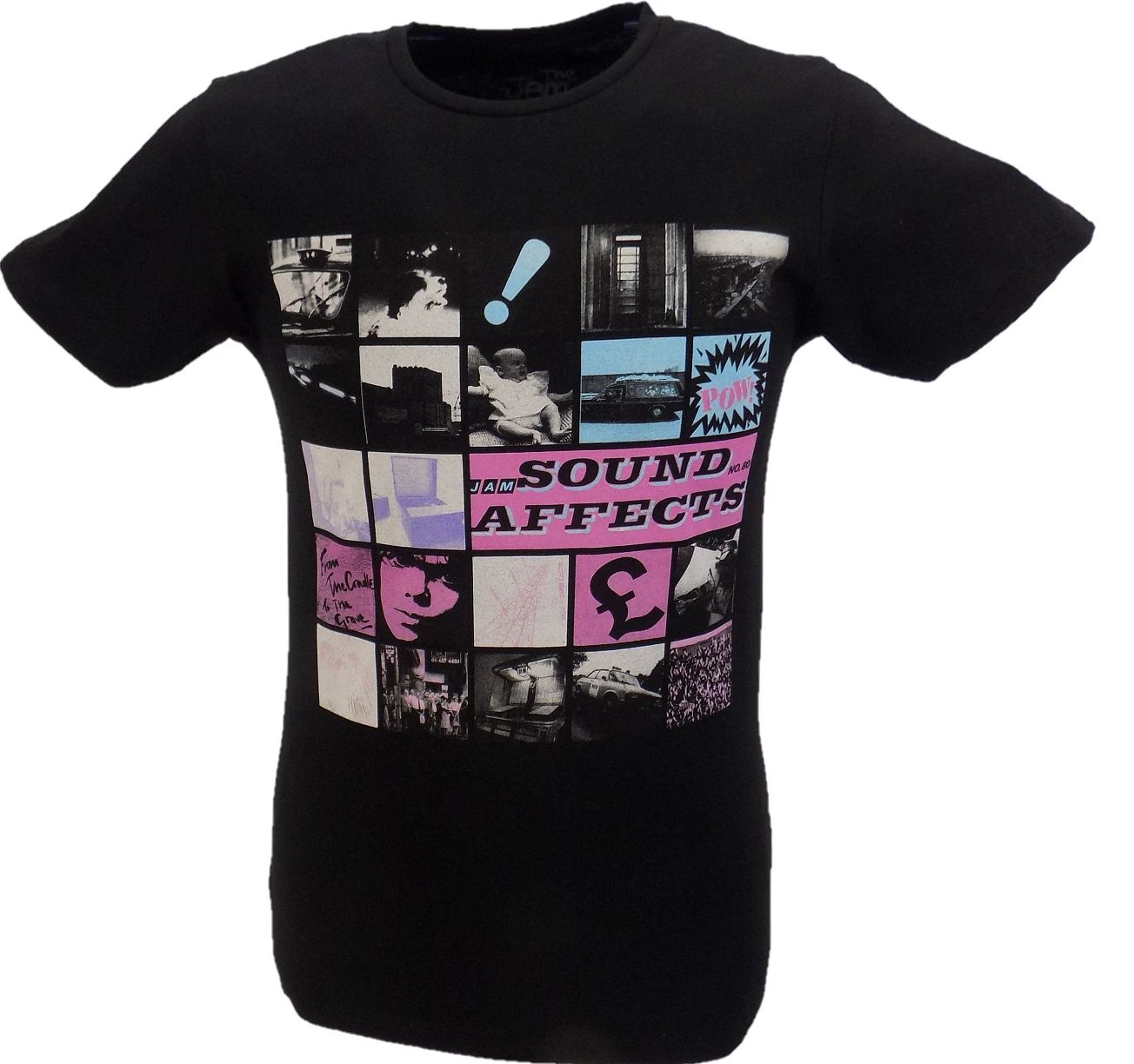 Mens The Jam Black Sound Affects Official T Shirt