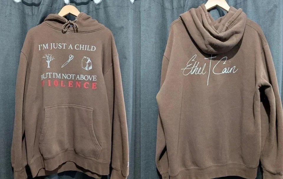 SALE! Ethel Cain Album Gift for Fan S to 5XL Hoodie reprint, Sand Color Hoodie