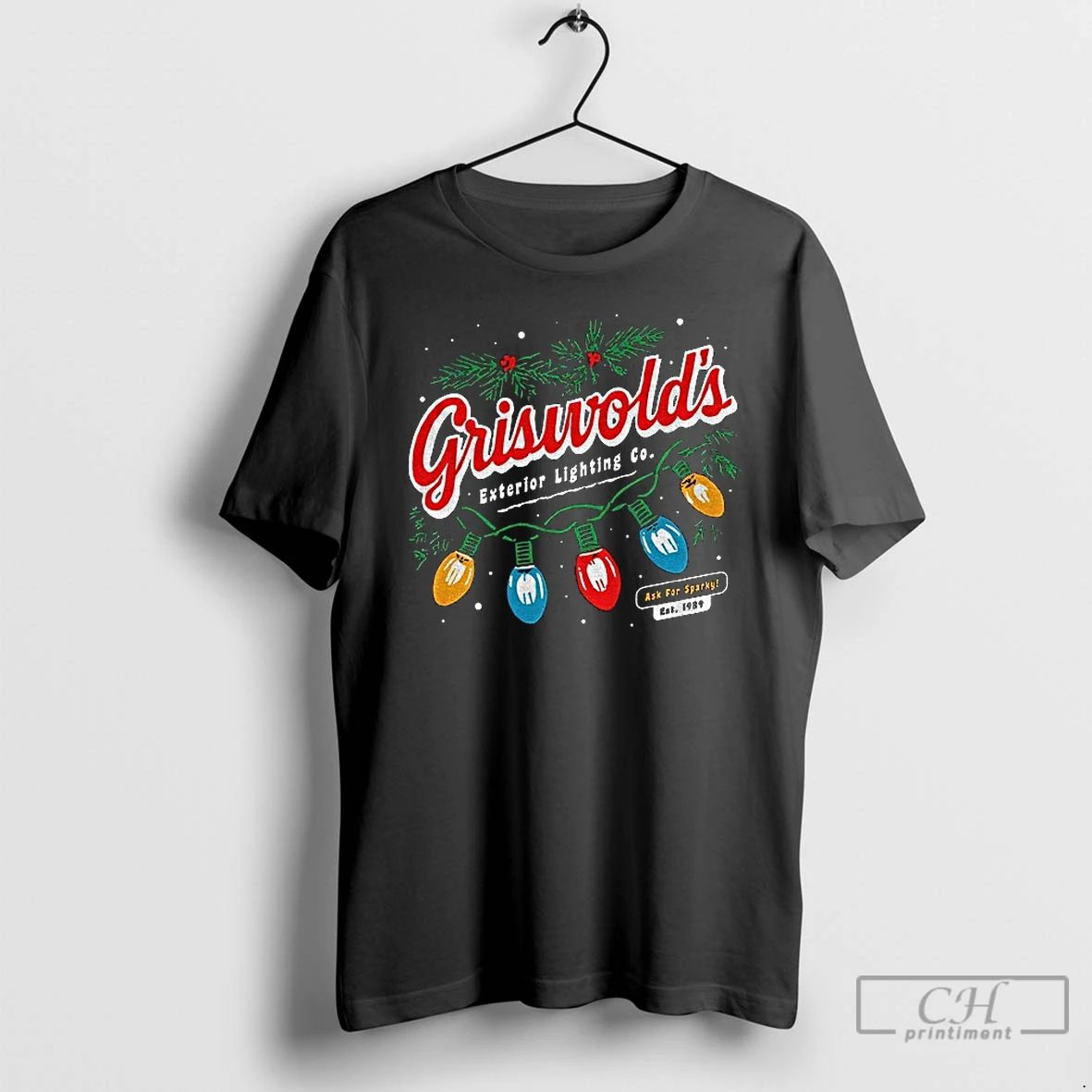 Classic Griswolds Exterior Lighting Co Merry Christmas T Shirts