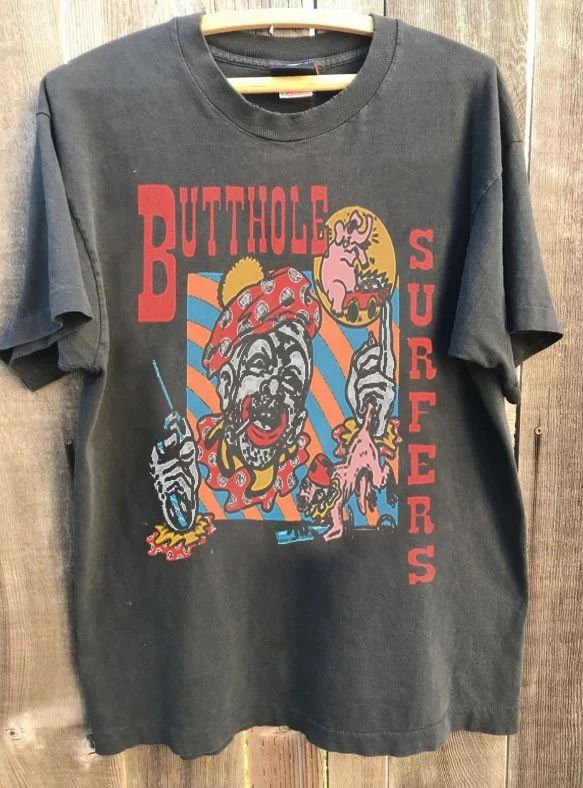 Butthole Surfers Band Classic Style Charcoal Unisex Tshirt Reprint S-5XL KH17734