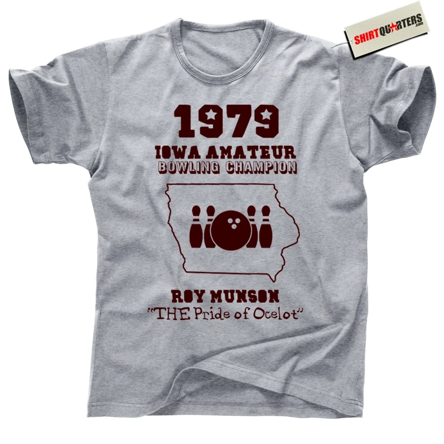 Roy Munson 1979 Bowling Champ Tee – Vintage Iowa AMF Style Shirt