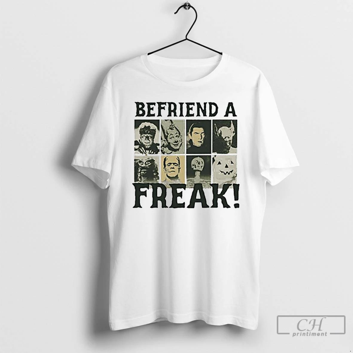 Classic Befriend A Freak Halloween Ornaments T Shirts