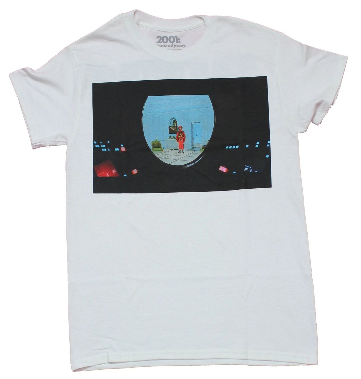 2001 A Space Odyssey Mens T-Shirt - Photo Still Movie Box