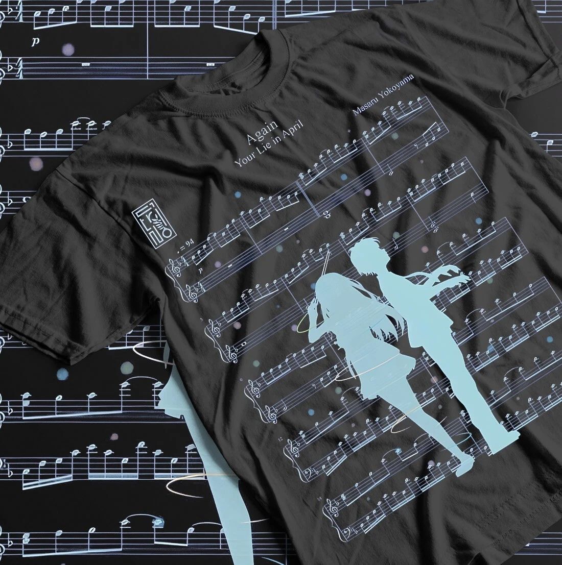Anime Unisex kaori miyazono Music, YOUR LIE IN APRIL Shirt, Japanese Shirt
