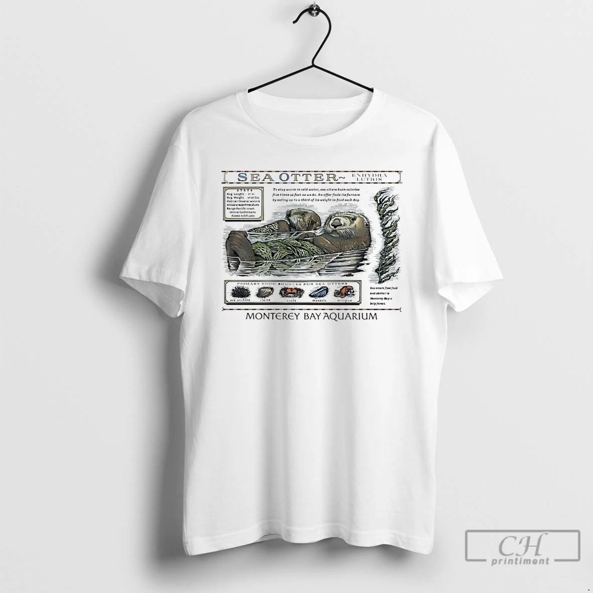 Premium Taylor Sea Otter Monterey Bay Aquarium T Shirts