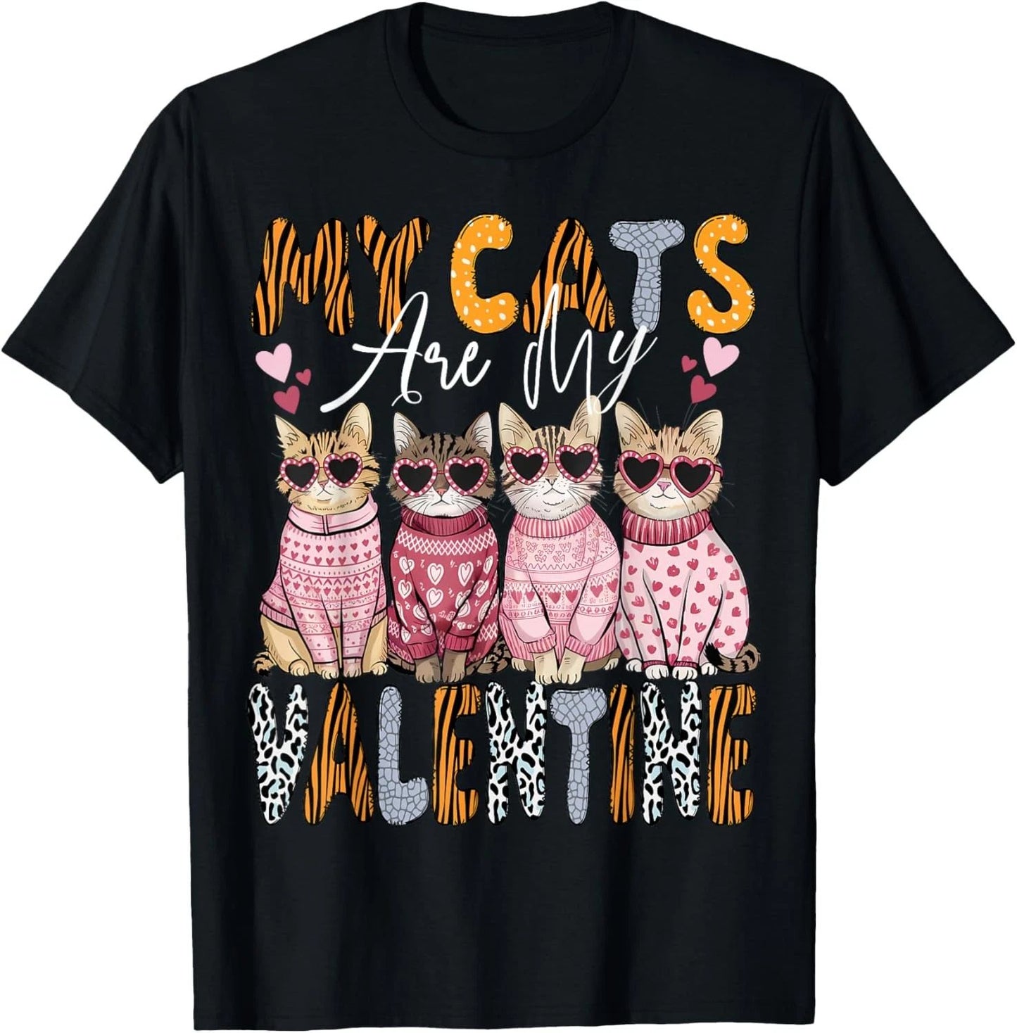 Cute Cat Valentine shirt My Cat Is My Valentine Kitten Lover Unisex T-Shirt